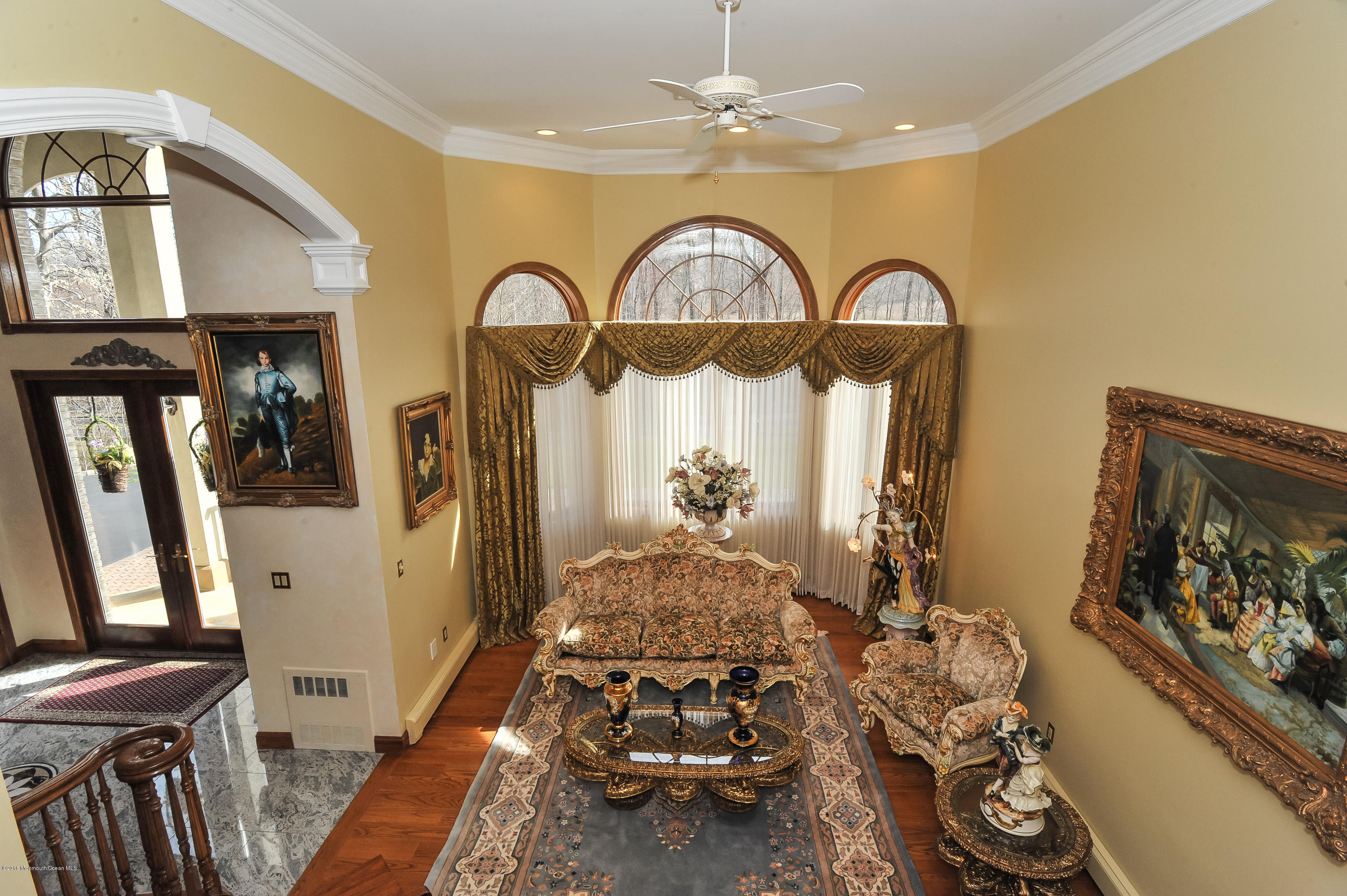 773 Van Schoick Road Holmdel, NJ 07733 - Photo 6 of 45 LIVING ROOM VIEW FROM UPPER LEVEL
