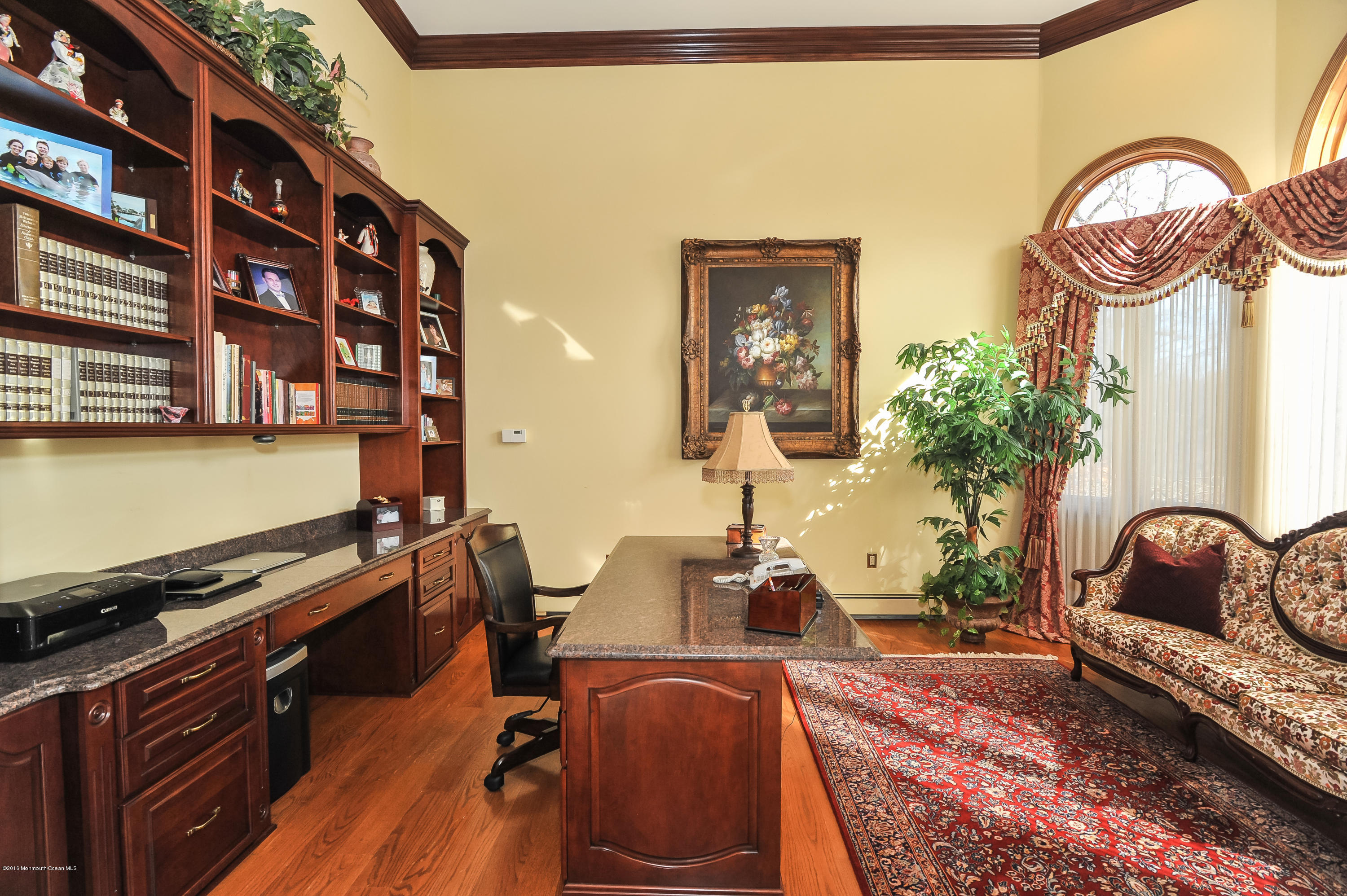 773 Van Schoick Road Holmdel, NJ 07733 - Photo 7 of 45 CUSTOM MAHOGANY LIBRARY