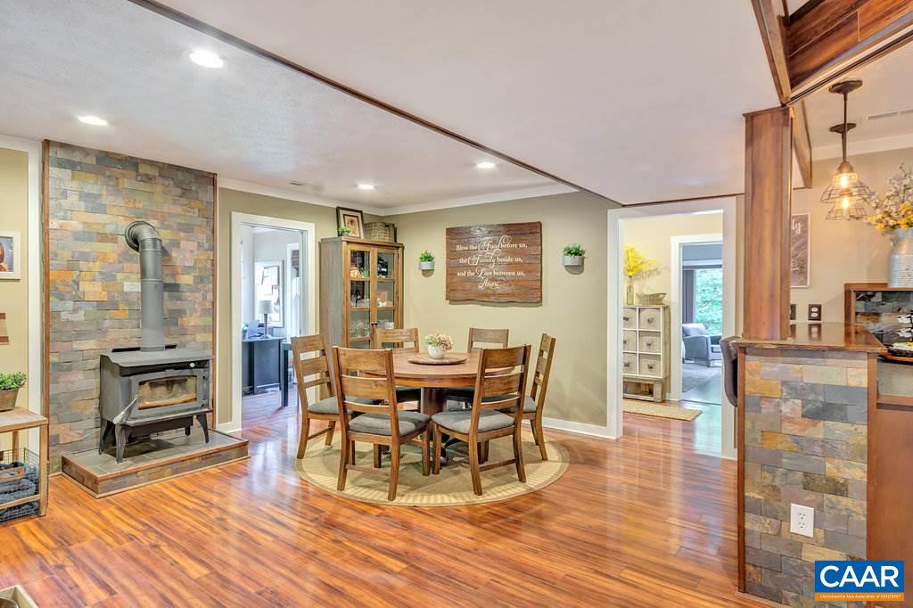 2523 Ridge Road Palmyra, VA 22963 - Photo 10 of 44 a view of a dining room with furniture window and wooden floor