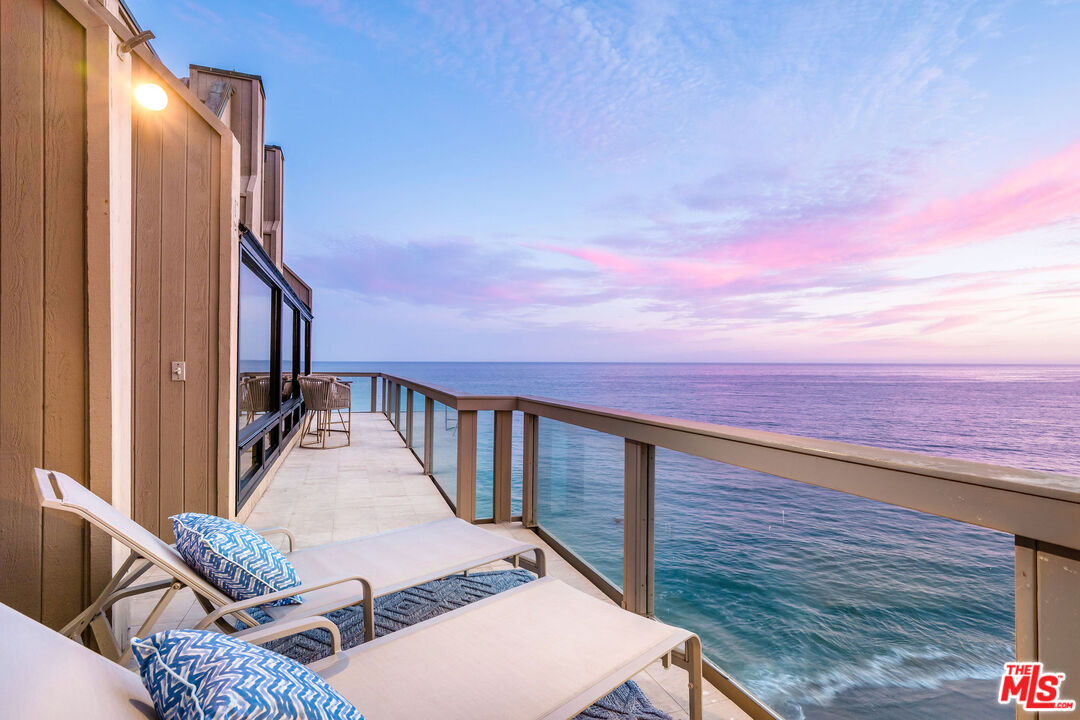 26174 Pacific Coast Highway Malibu, CA 90265 - Photo 23 of 33 a view of a balcony with furniture