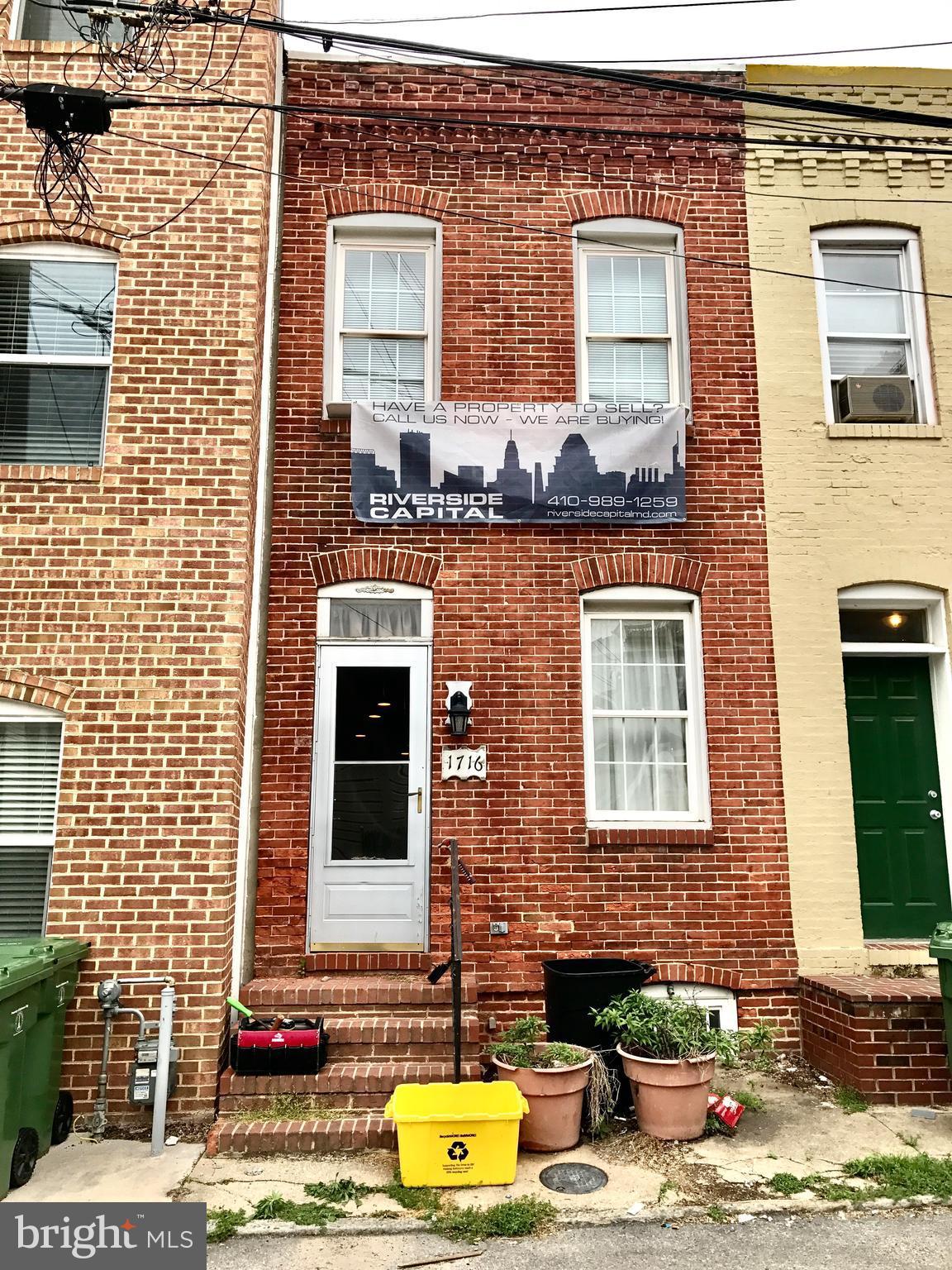 1716 Marshall Street Baltimore, MD 21230 - Photo 1 of 28 Exterior (Front)
