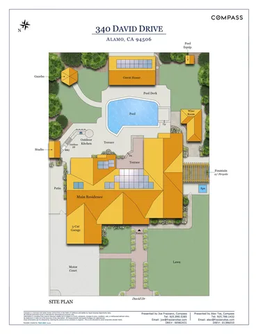 $2,998,000 | 340 David Drive, Alamo, CA 94507