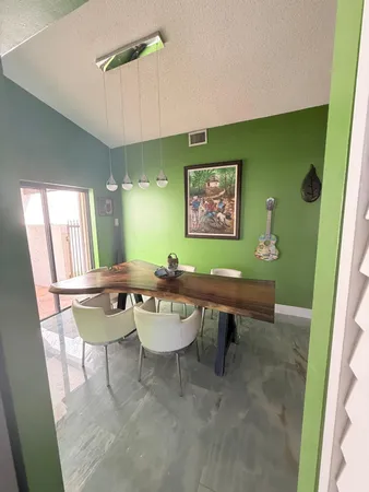 a room with furniture and window