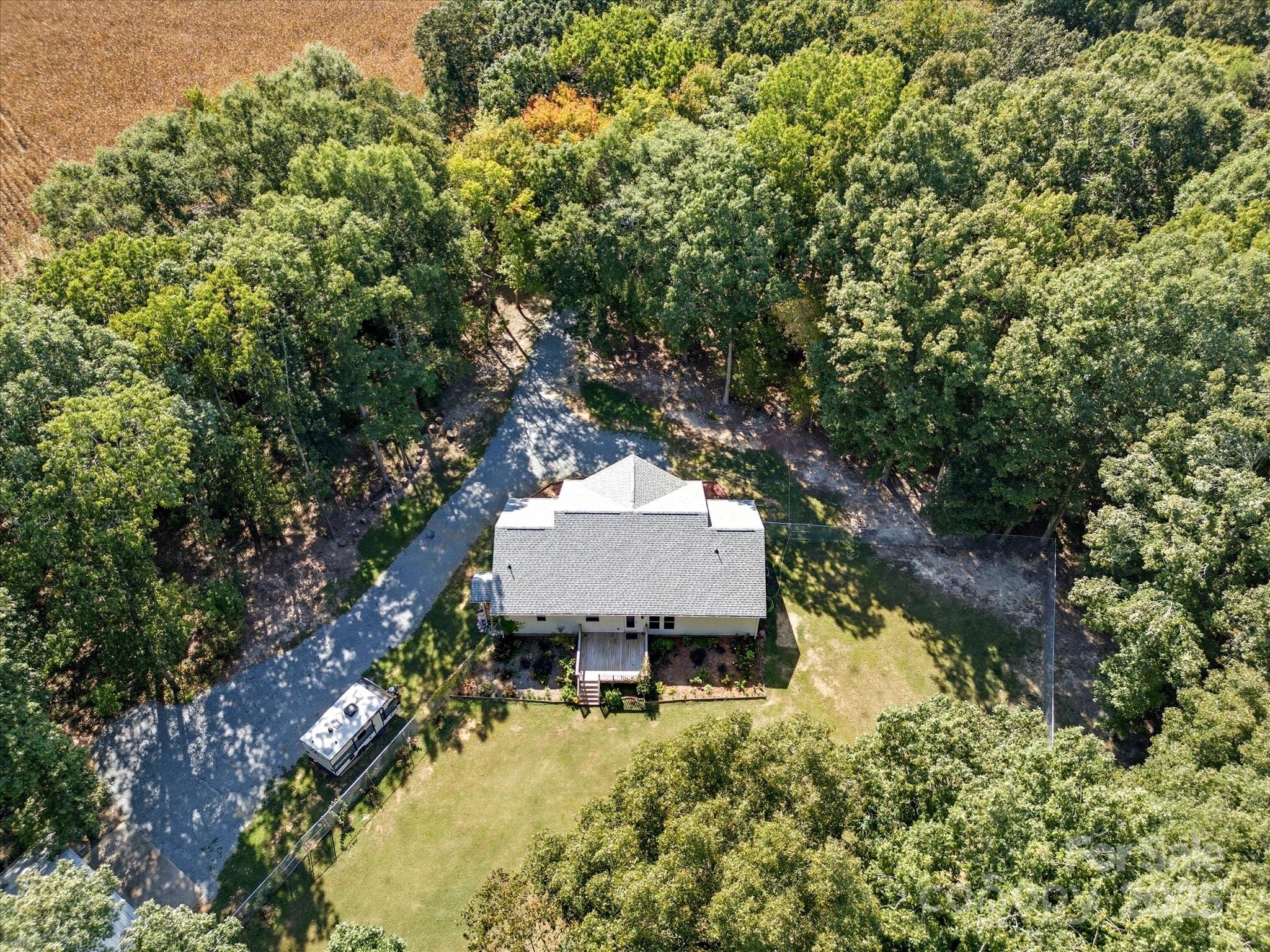 1830 Austin Chaney Road Wingate, NC 28174 - Photo 39 of 39 a aerial view of a house with a yard