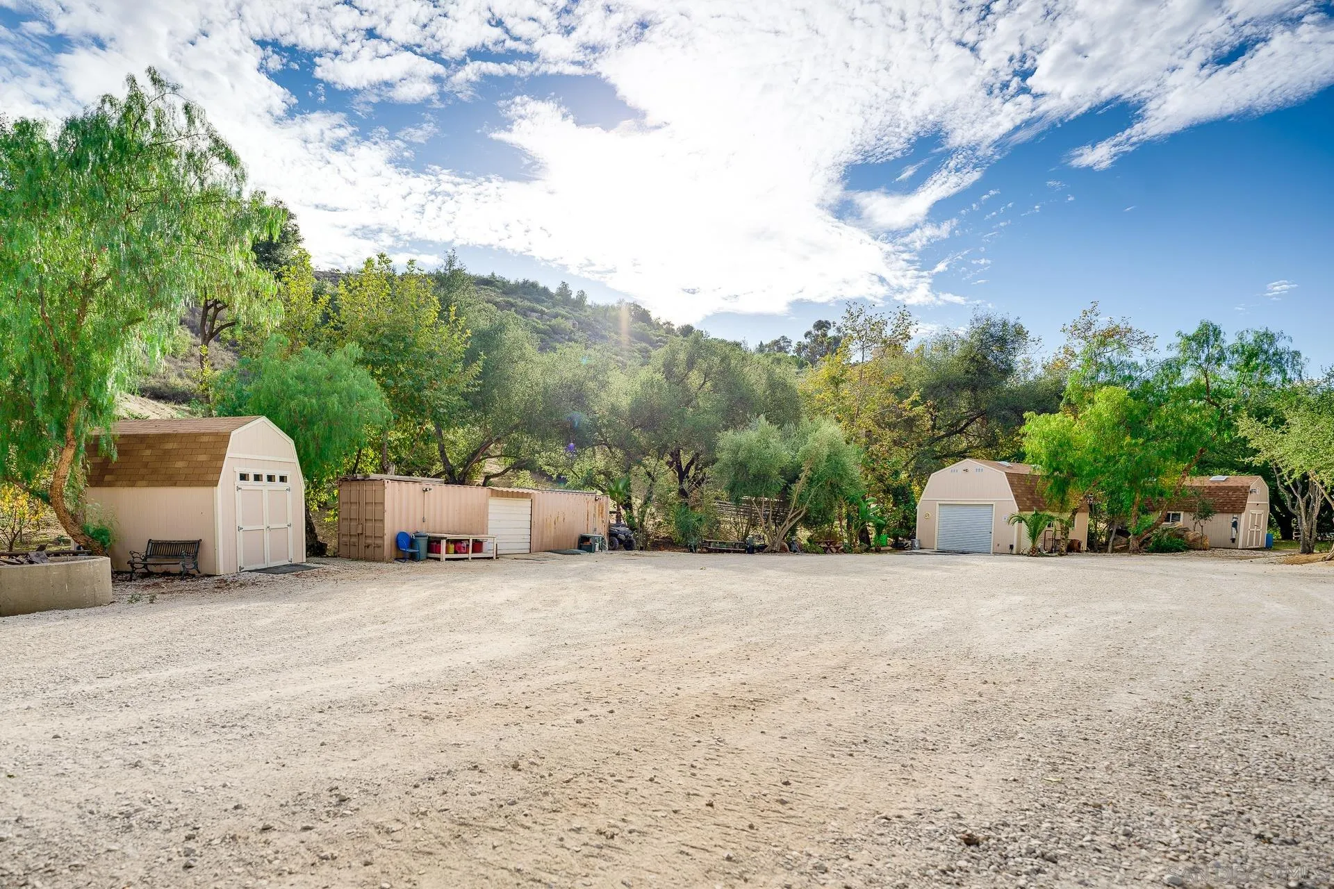 15380 Oak Canyon Road Poway, CA 92064 - Photo 36 of 52 a view of a field with a car parked in front of it