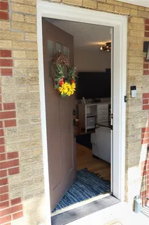 a view of a entryway door of the house