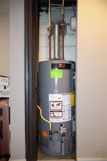 a view of water heater room