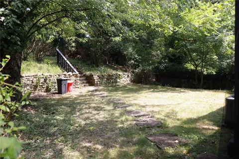 a view of outdoor space and yard