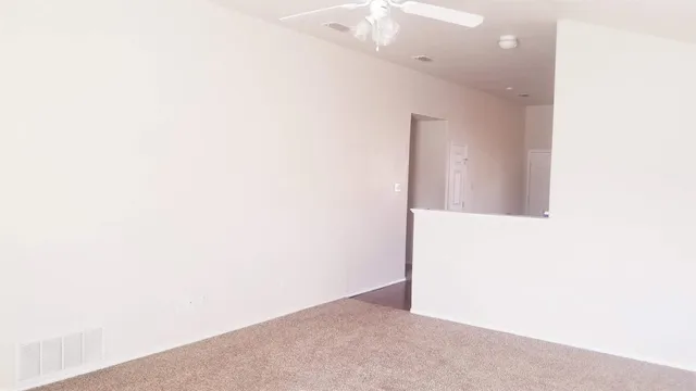 a view of an empty room