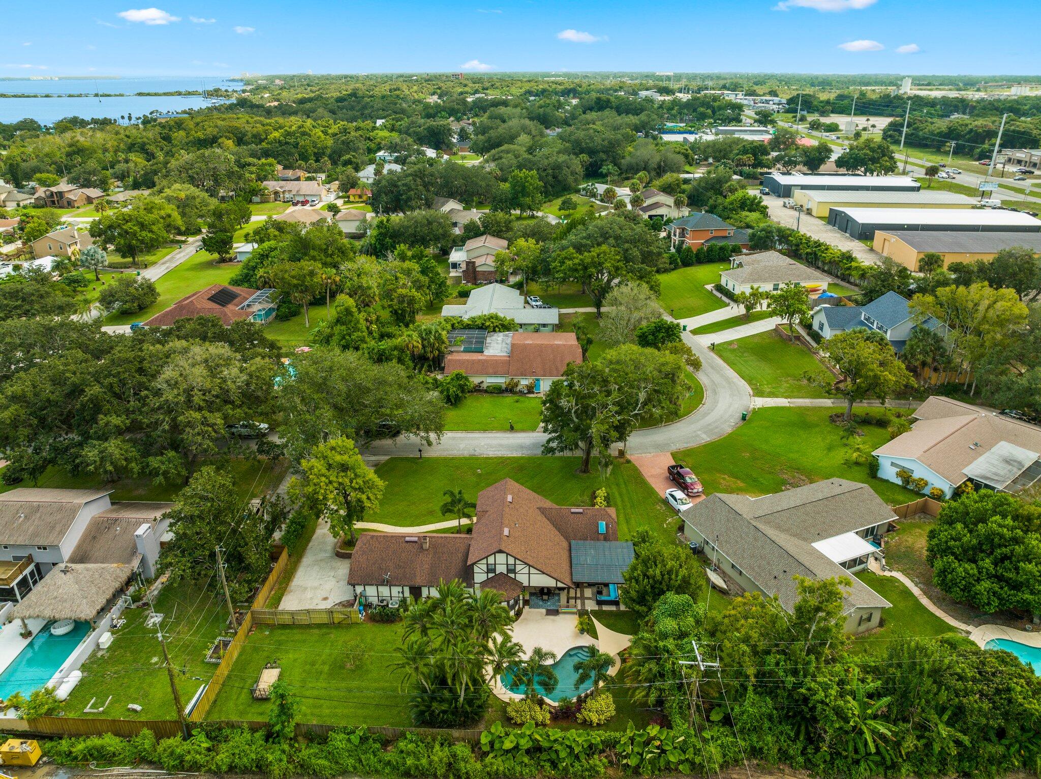 206 York Drive Cocoa, FL 32926 - Photo 52 of 60 Aerial