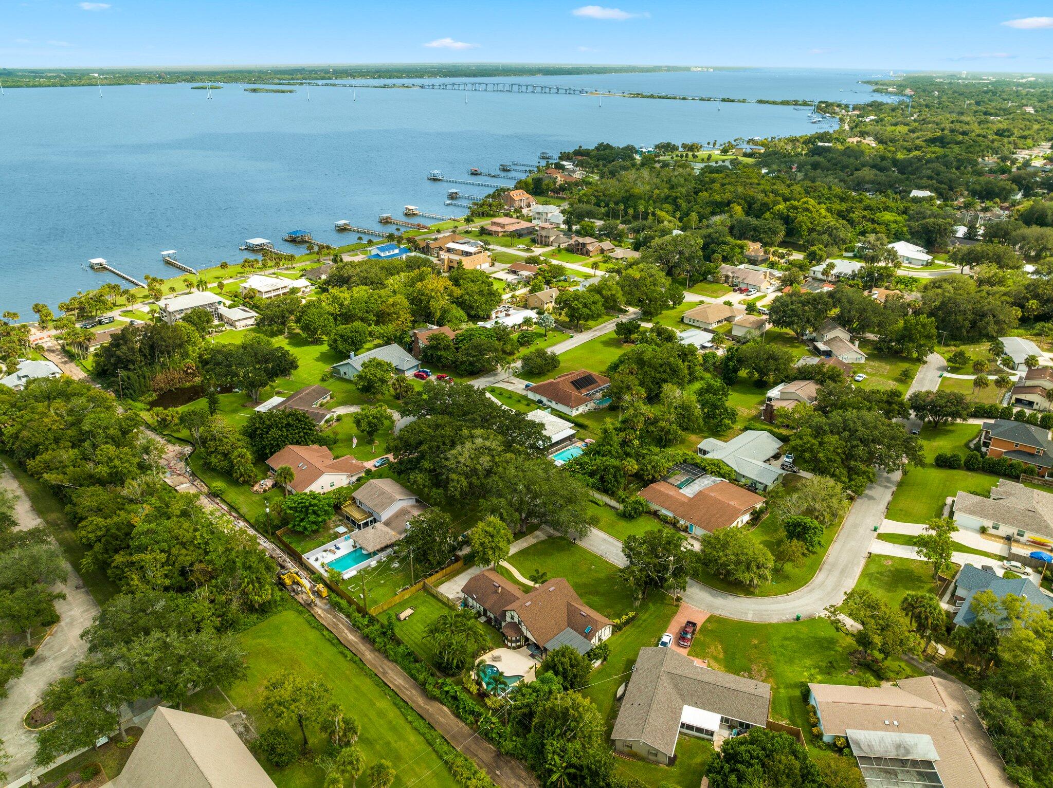 206 York Drive Cocoa, FL 32926 - Photo 54 of 60 Aerial