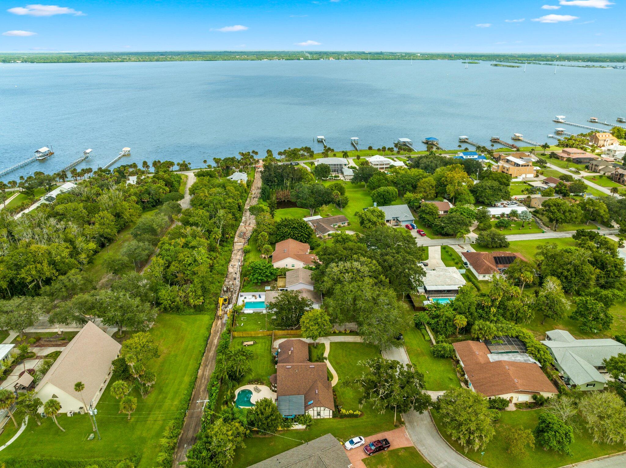 206 York Drive Cocoa, FL 32926 - Photo 57 of 60 Aerial