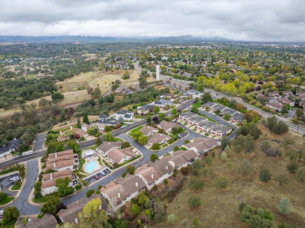 738 Stonebriar Trail Redding, CA 96003 - Photo 35 of 40 an aerial view of residential houses with outdoor space
