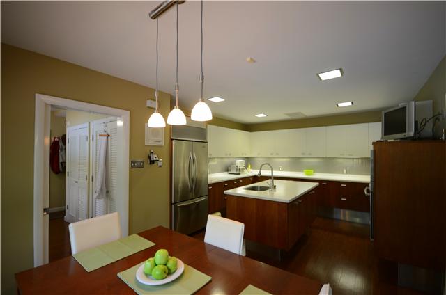 Kitchen with New Stainless Steel Appliances 