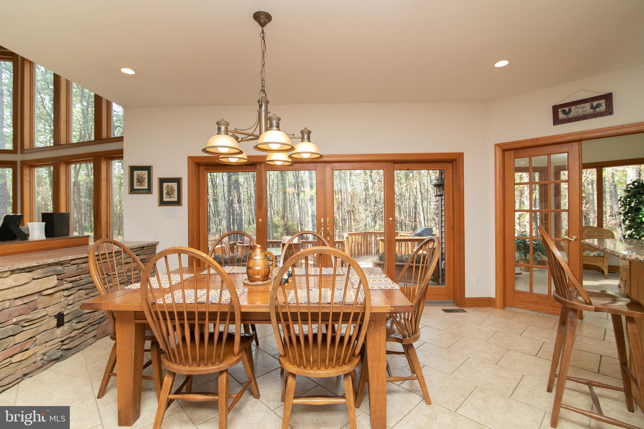 290 Hopewell Road Medford, NJ 08055 - Photo 19 of 64 Double sliding doors to t he tiered deck