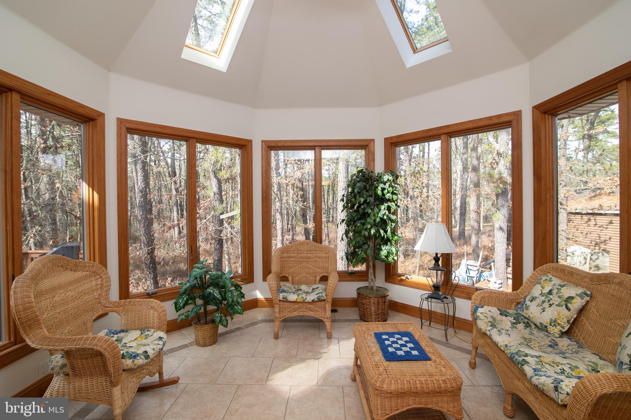 290 Hopewell Road Medford, NJ 08055 - Photo 22 of 64 French doors leading into the Solarium