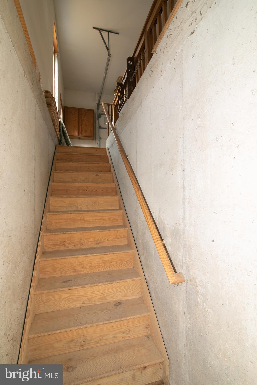 290 Hopewell Road Medford, NJ 08055 - Photo 55 of 64 STAIRS LEADING TO OVER SIZED GARAGE
