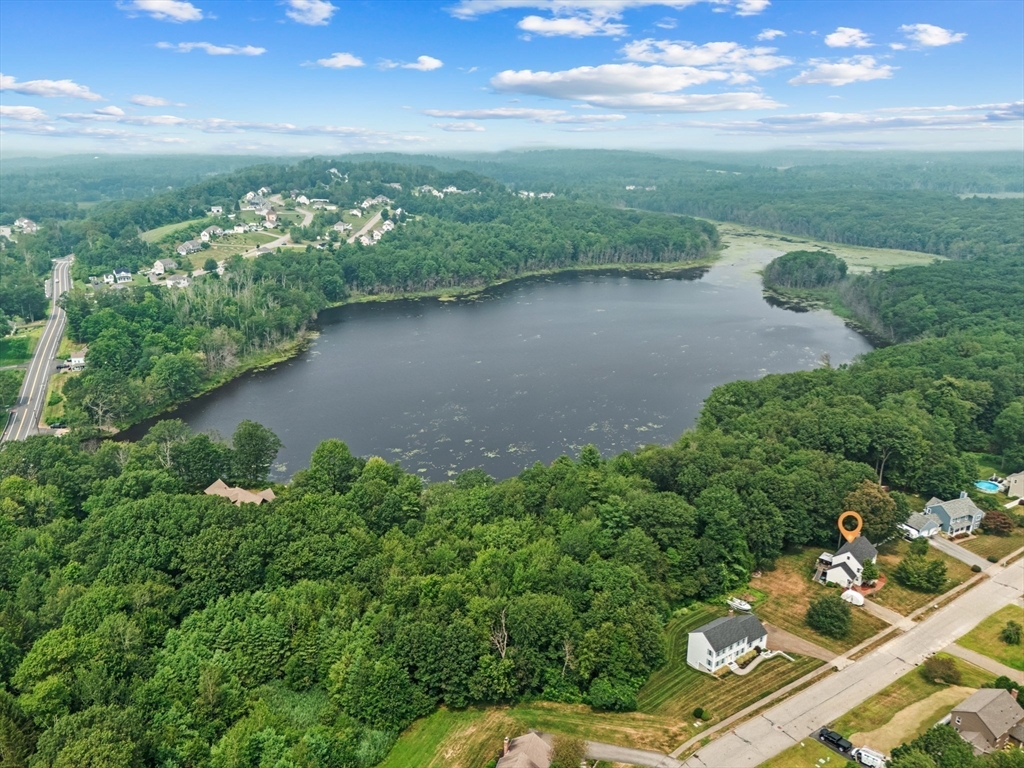 11 Valley View Circle Rutland, MA 01543 - Photo 38 of 38 an aerial view of a residential houses with outdoor space and lake view