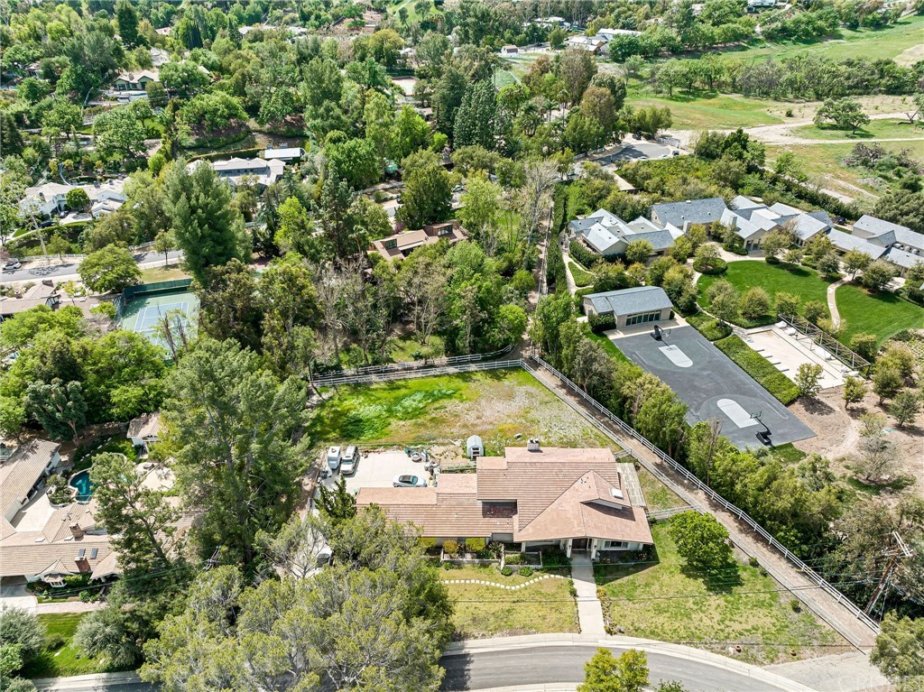 24862 Eldorado Meadow Road Hidden Hills, CA 91302 - Photo 16 of 16 an aerial view of residential houses with yard