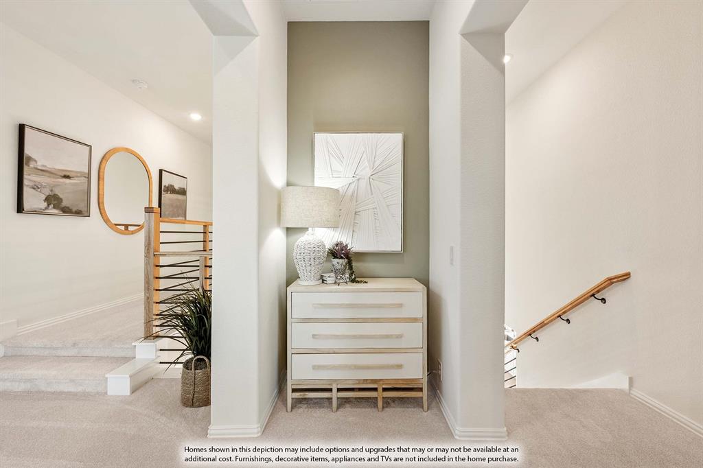 1145 Hitching Post Way Oak Point, TX 75068 - Photo 30 of 36 a bathroom with a sink a toilet and a mirror