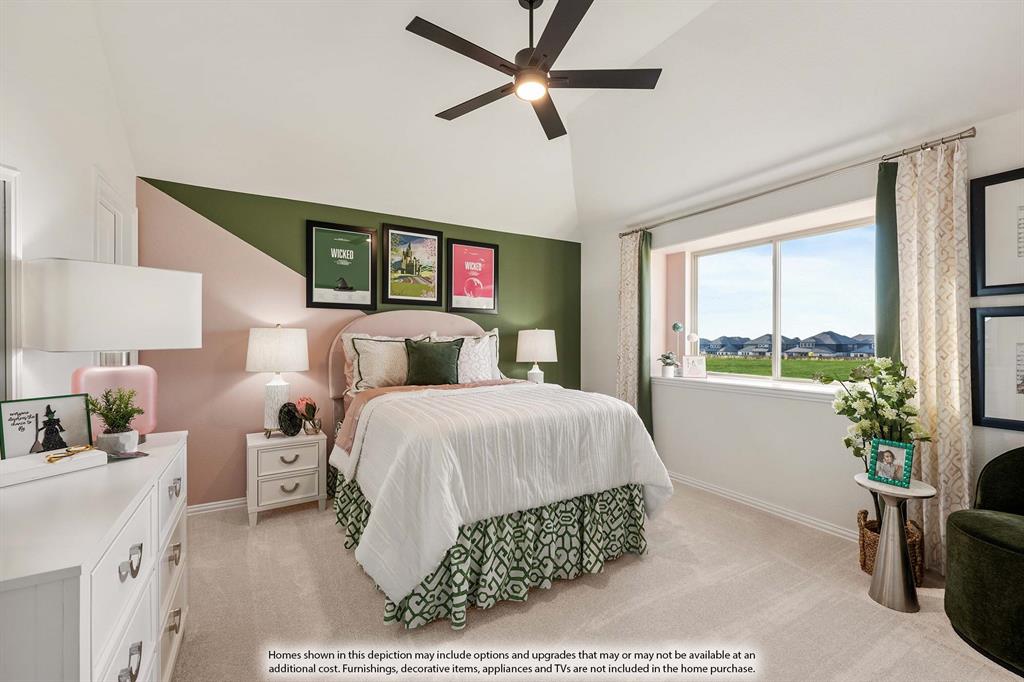 1145 Hitching Post Way Oak Point, TX 75068 - Photo 31 of 36 a bedroom with a bed and a large window