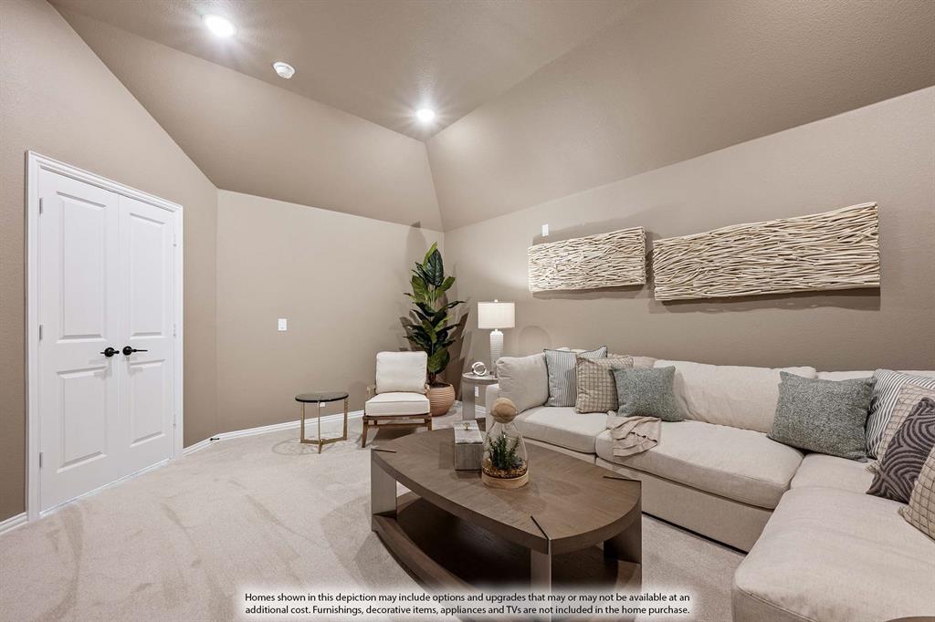 1145 Hitching Post Way Oak Point, TX 75068 - Photo 35 of 36 a living room with furniture and a rug