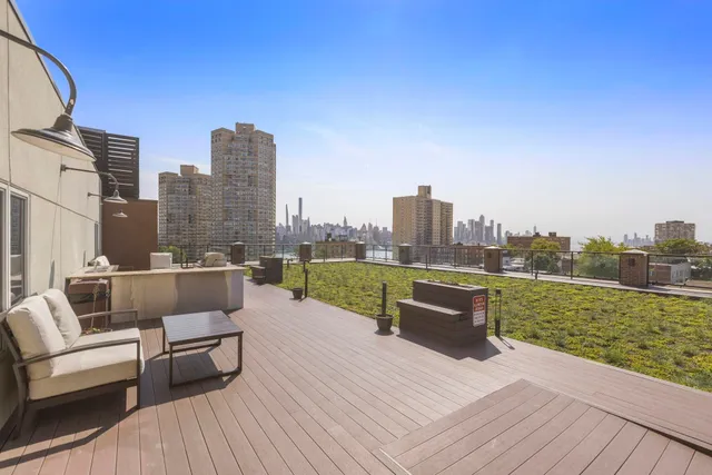 a view of a terrace with chairs