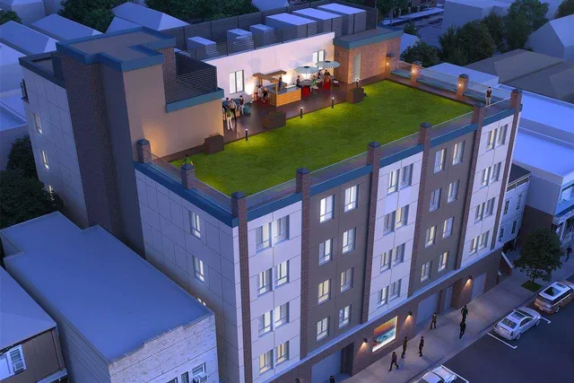 a view of a balcony with chairs