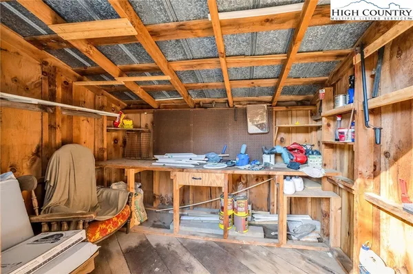 a view of storage and utility room