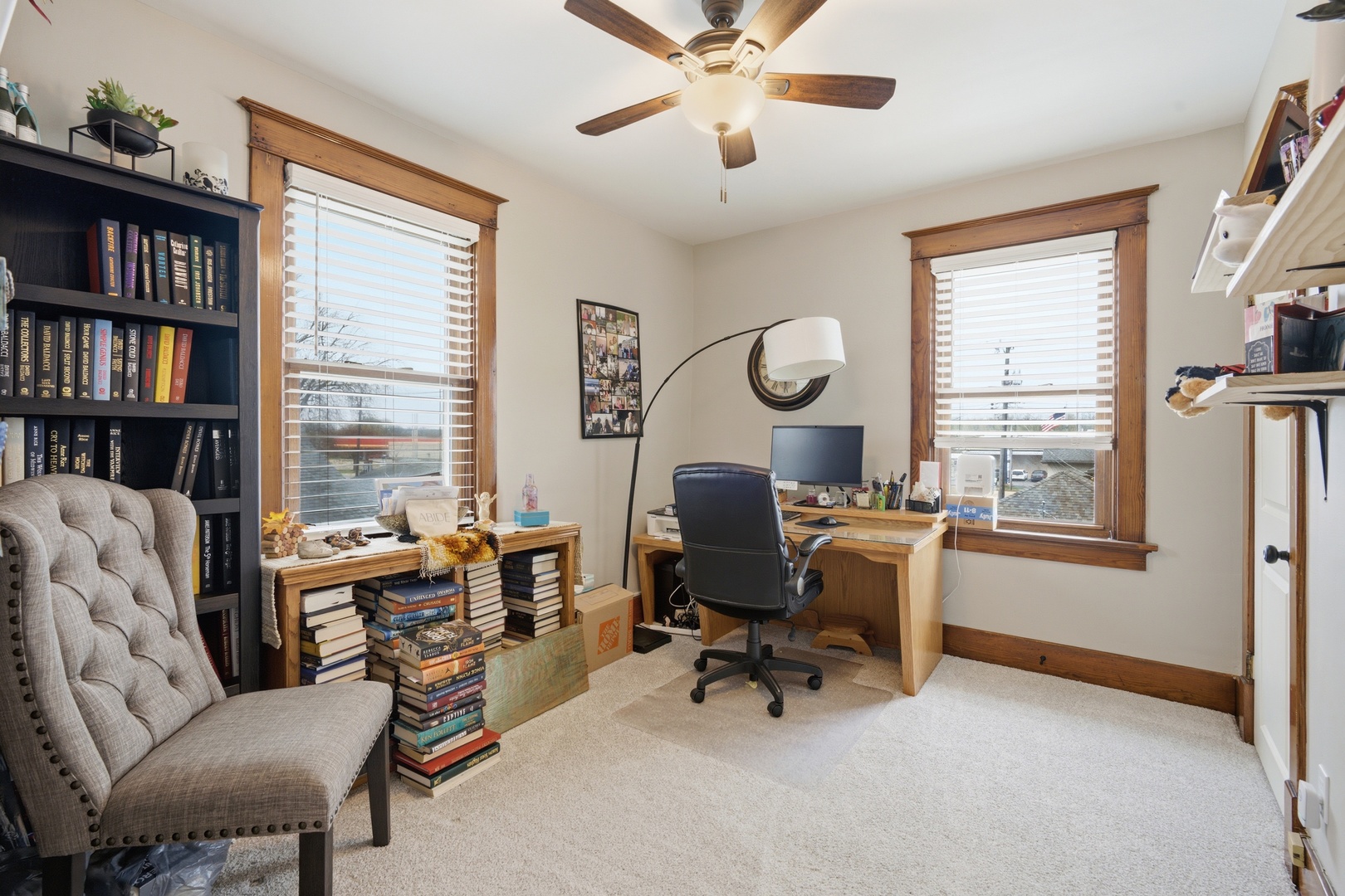 1507 Pershing Boulevard Clinton, IA 52732 - Photo 16 of 29 a view of a livingroom with workspace and a window