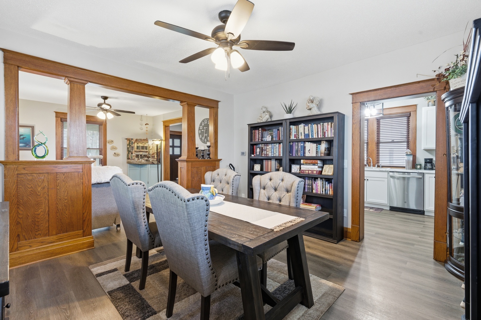 1507 Pershing Boulevard Clinton, IA 52732 - Photo 7 of 29 a view of a dining room with furniture window and wooden floor