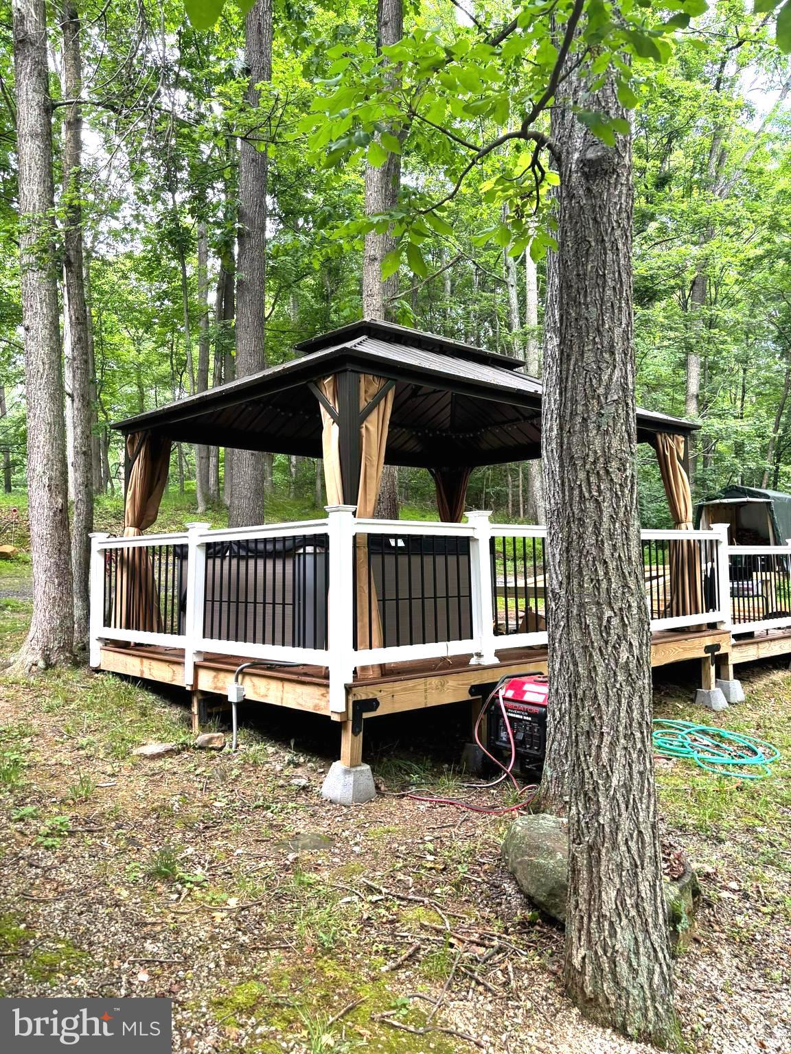 251 Riffey Mountain Lane Mathias, WV 26812 - Photo 26 of 33 Gazebo with hot tub