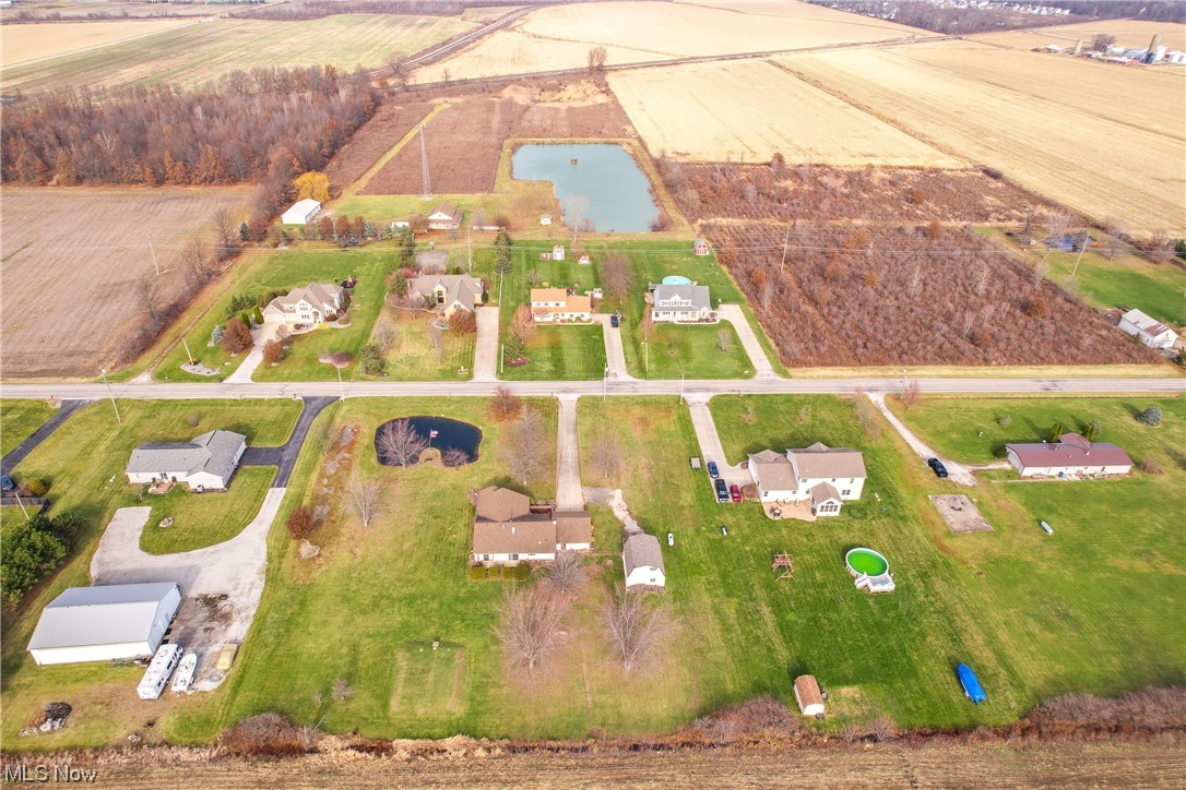 13920 Kneisel Road Vermilion, OH 44089 - Photo 35 of 35 Birds eye view of property with a rural view