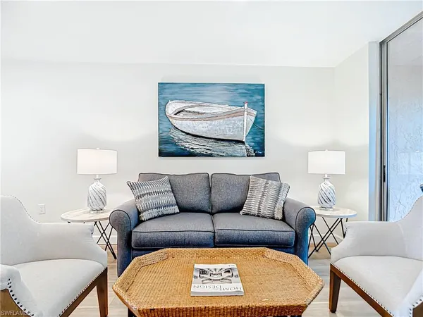 a view of a couch in a living room