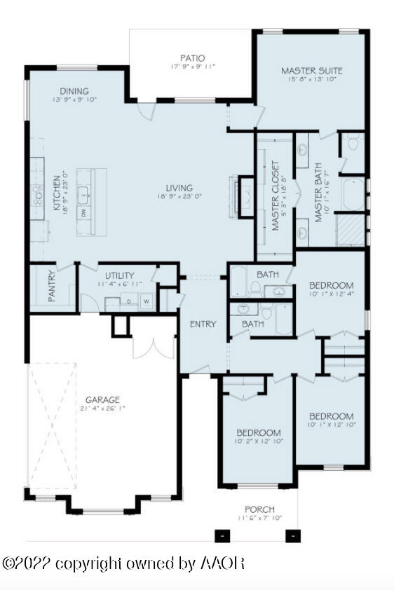 17701 Lone Ranch Road Amarillo, TX 79124 - Photo 11 of 11 Floor Plan_17701 Lone Ranch