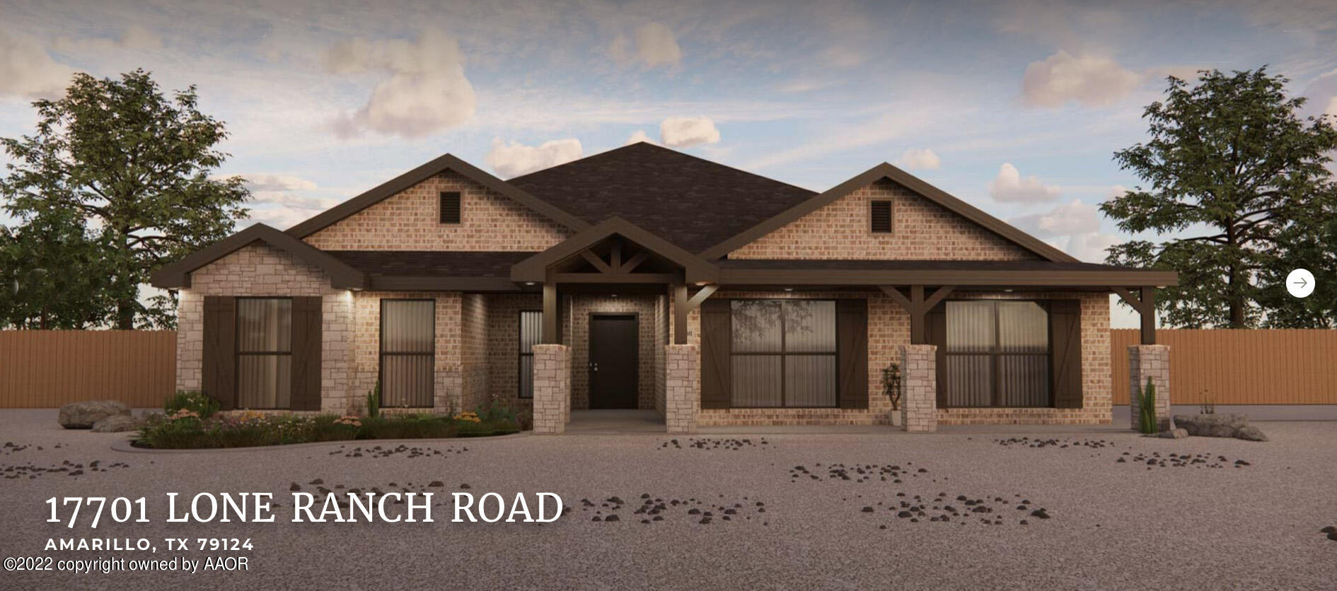 17701 Lone Ranch Road Amarillo, TX 79124 - Photo 10 of 11 Front Render