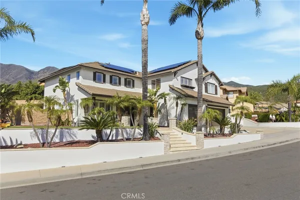 a front view of a building with street
