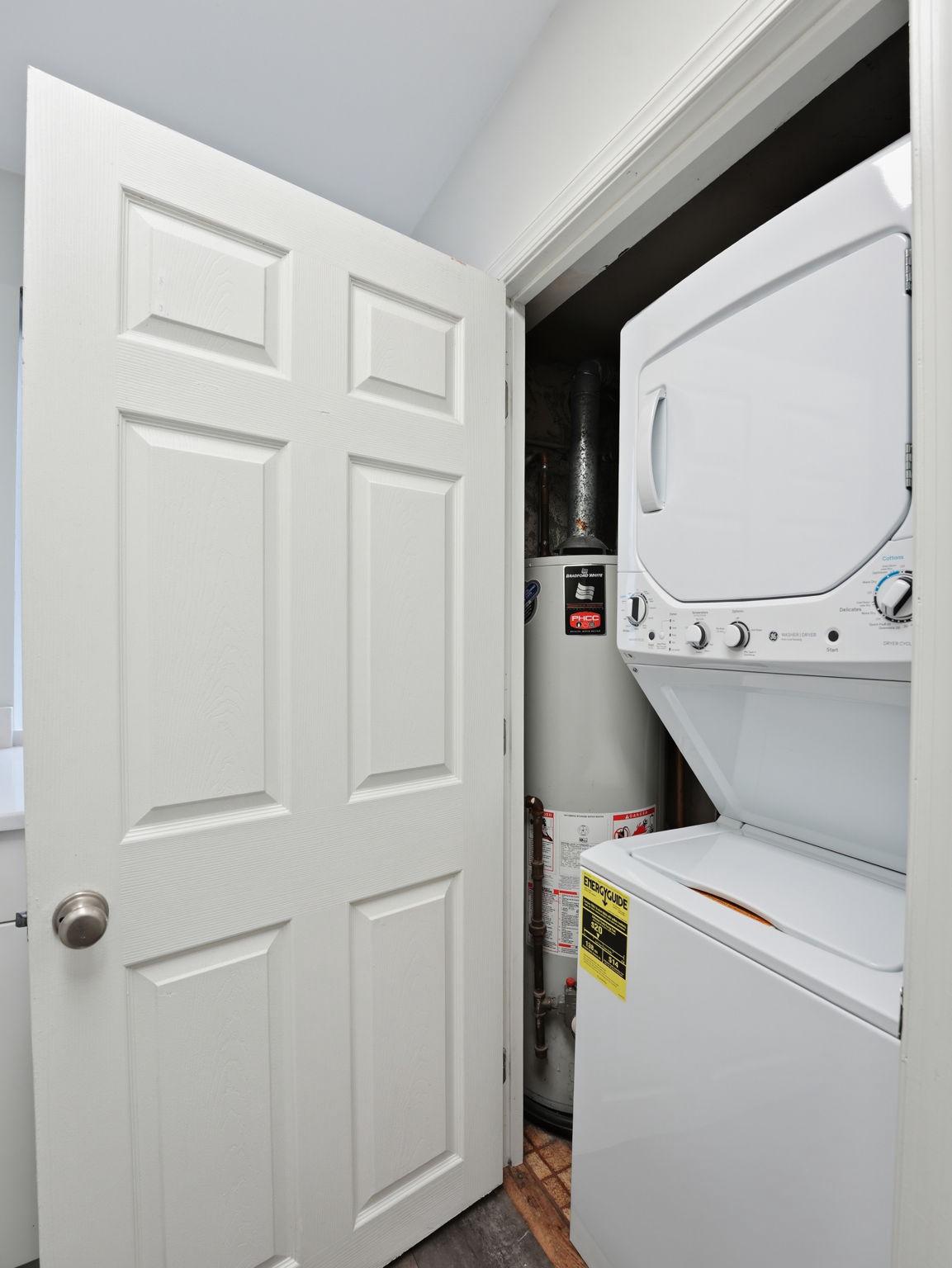 3835 Davis Place Northwest, Unit 2 Washington, DC 20007 - Photo 17 of 29 In-unit stacked laundry.