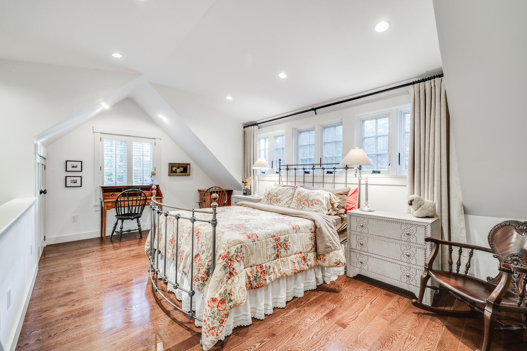 12 Somerset Road Provincetown, MA 02657 - Photo 31 of 38 a bed room with furniture and a wooden floor