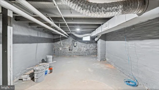 a front view of a building with street view