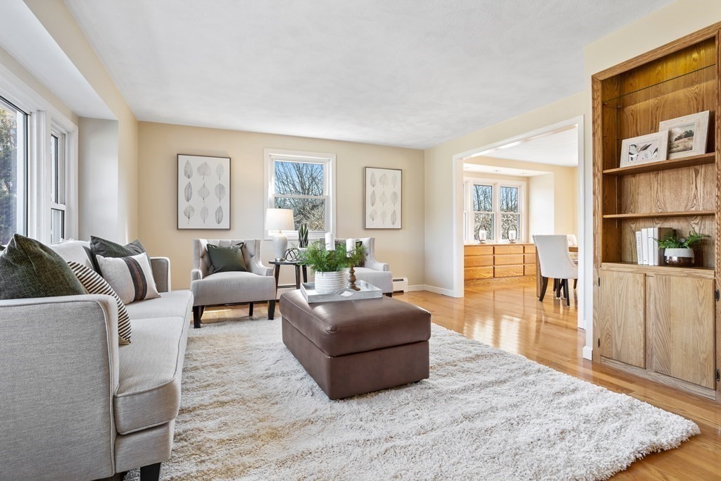 62 Westcott Road Harvard, MA 01451 - Photo 5 of 42 a living room with furniture and a wooden floor