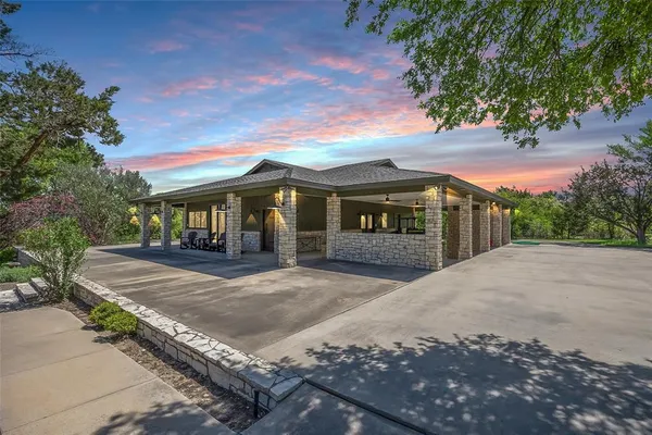 a view of house with outdoor space area