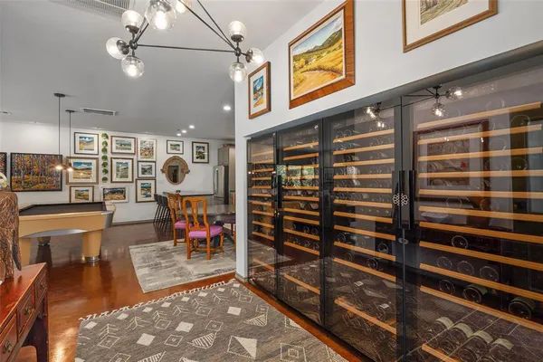 a living room filled with furniture