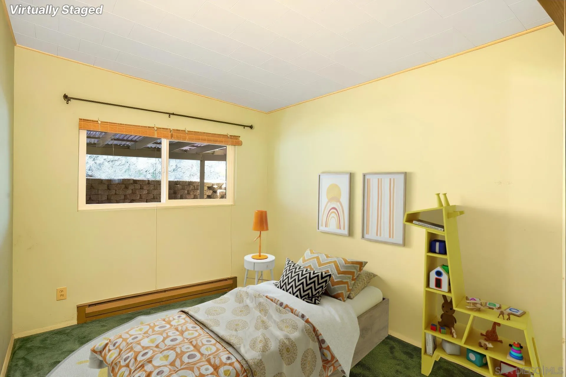 8726 Golden Ridge Road Lakeside, CA 92040 - Photo 10 of 23 a bedroom with a bed and a window