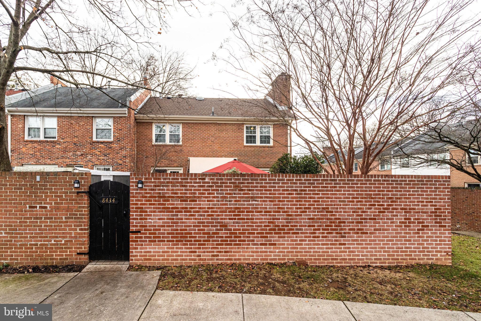 8434 Grenoble Court Springfield, VA 22152 - Photo 34 of 41 High garden wall for complete privacy