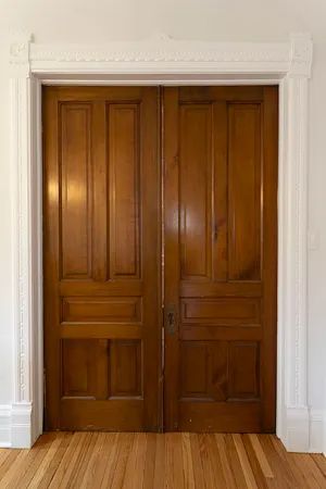 a view of front door