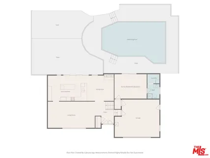 a picture of a room with a cabinet and mirror