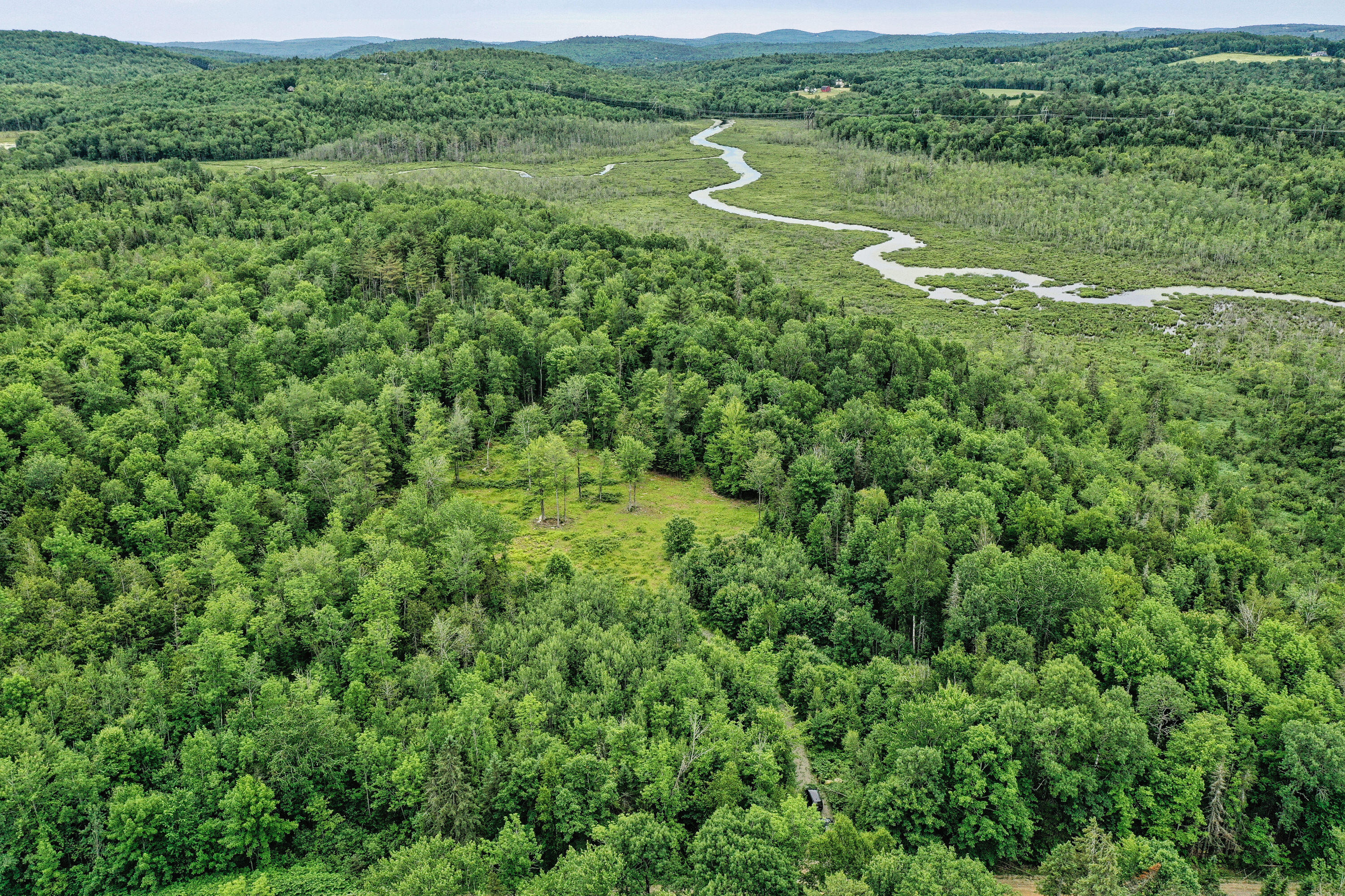 Lot 12 South Road Dixmont, ME 04932 - Photo 30 of 34 Aerial View