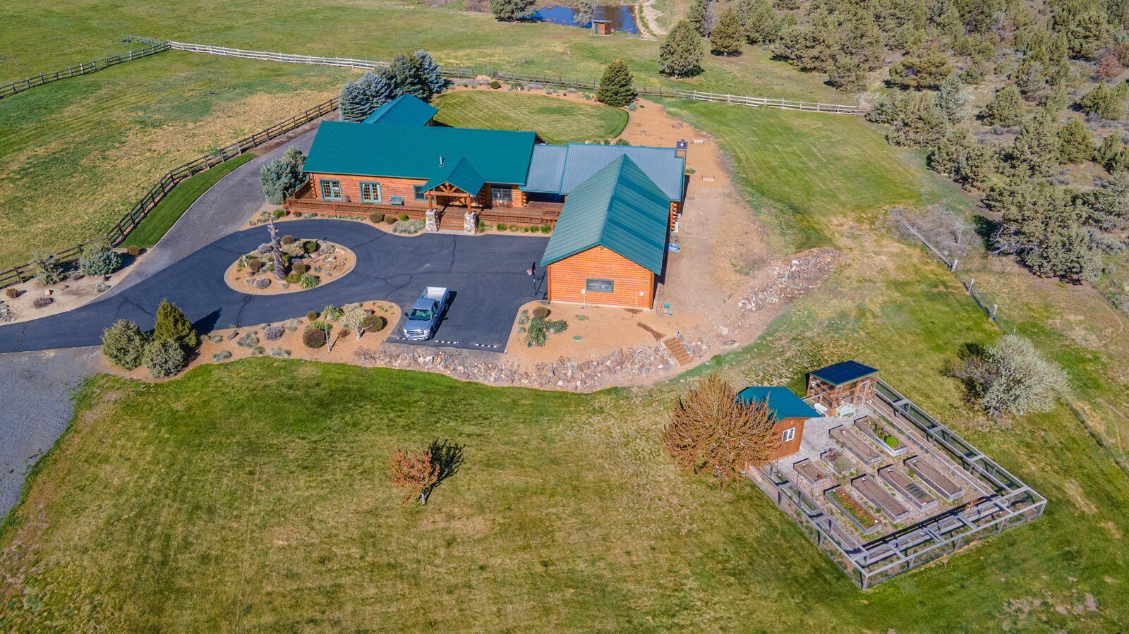 10000 Southwest Lyons Drive Culver, OR 97734 - Photo 5 of 90 an aerial view of a house with outdoor space