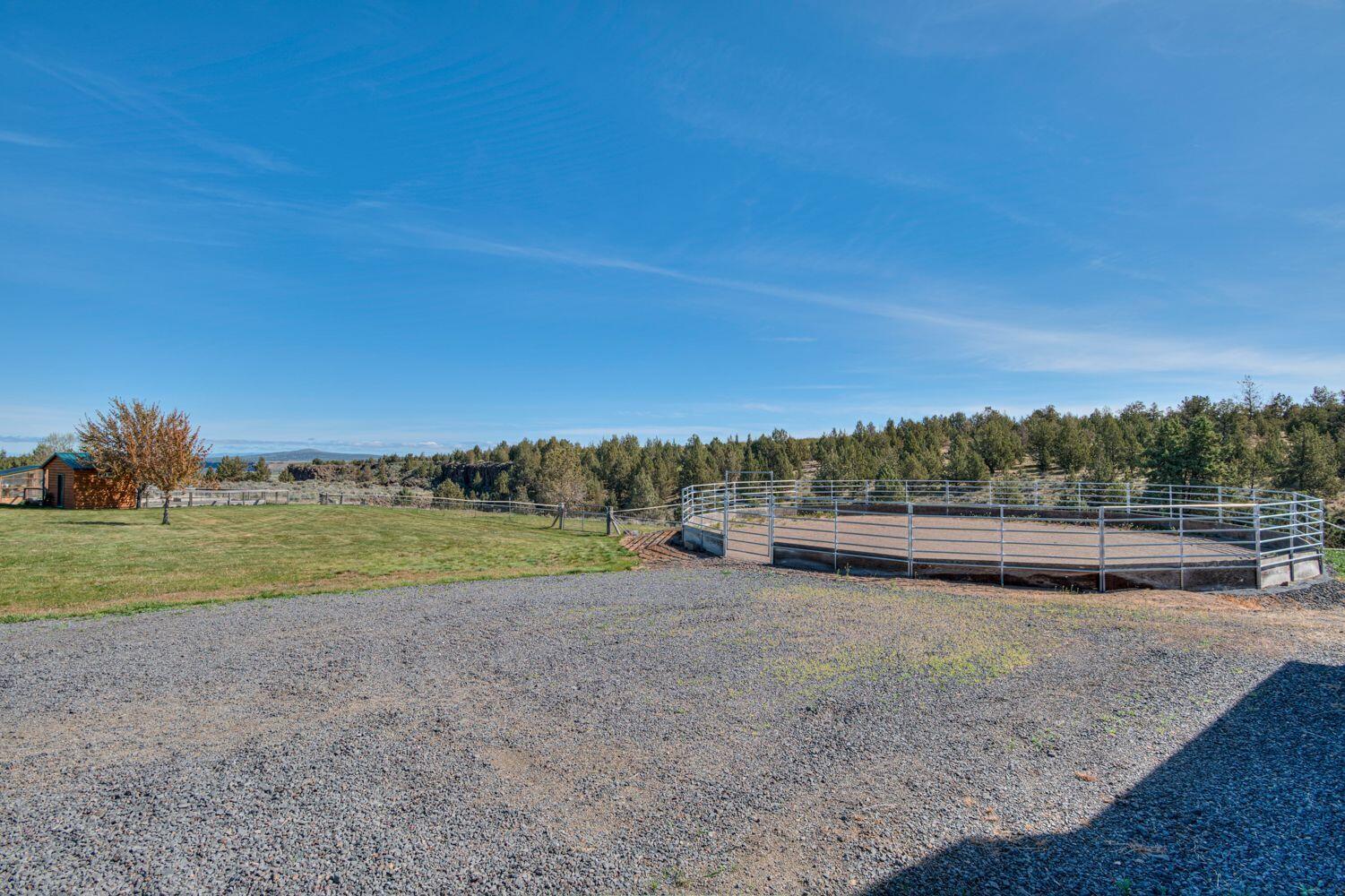 10000 Southwest Lyons Drive Culver, OR 97734 - Photo 71 of 90 a view of a yard with an outdoor space